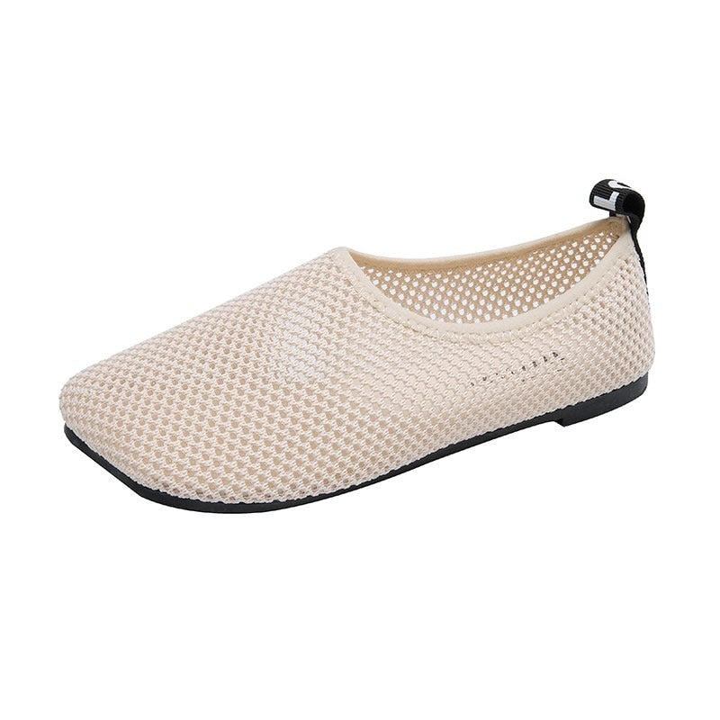 Breathable Mesh Pregnant Flat Shoes Nurse Walking Clogs