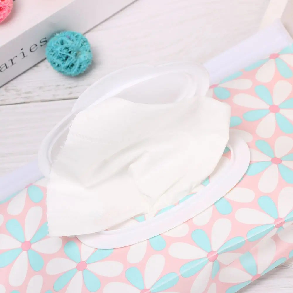 Flip Cover Baby Cosmetic Pouch