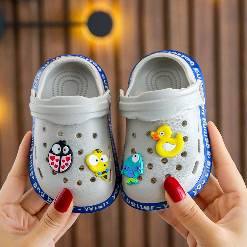 Kids sandals Boys Girls Mules Cartoon Cartoon