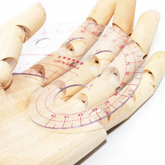 Long Comma Shaped Garment Cutting Ruler