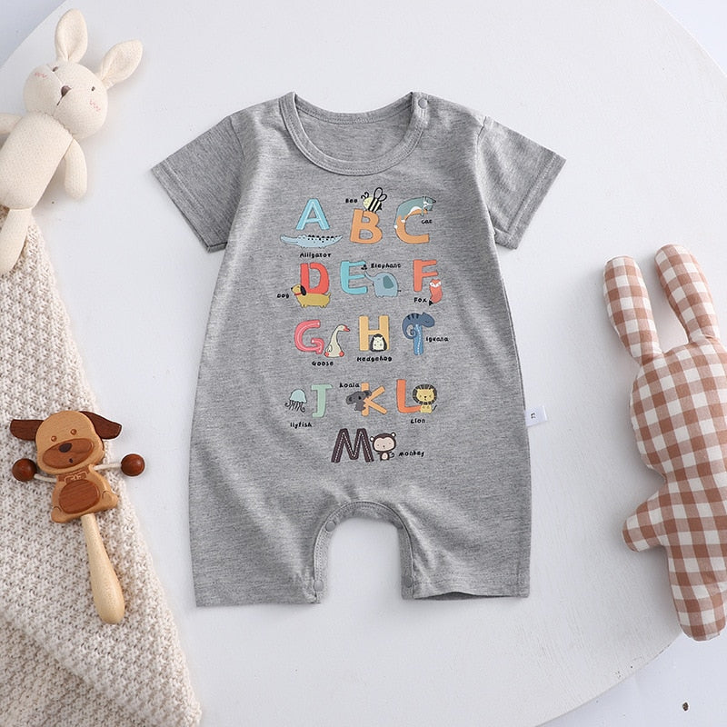 Newborn Baby Boy & Girl Cotton Bodysuit Romper Infant