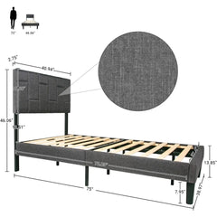 Modern children's double bed