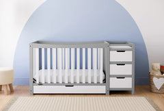 5-In-1 Convertible Crib & Changer