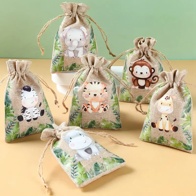 Safari Animals Candy Party Boxes