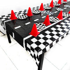 Racing  Road Tablecloth Decorations