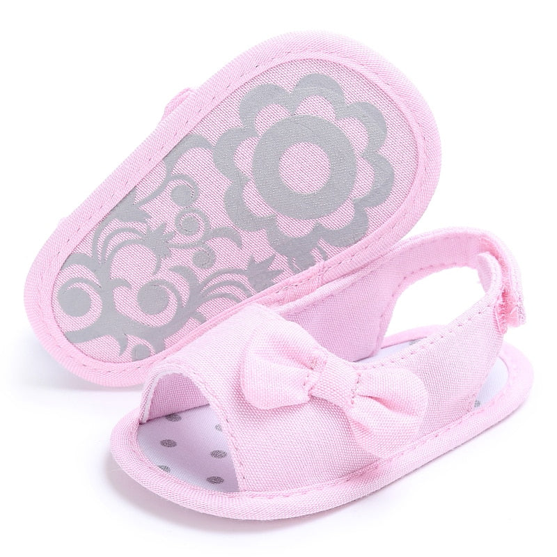 Classic Newborn Pink Baby Girl First Walking Shoes