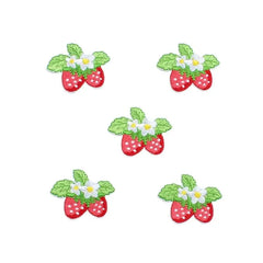 Cute Strawberry Flower Stickers