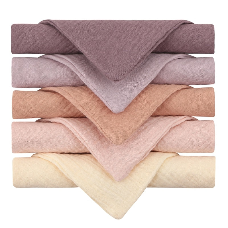 5 Pcs Towel Baby Face cloth Baby Bath Towel