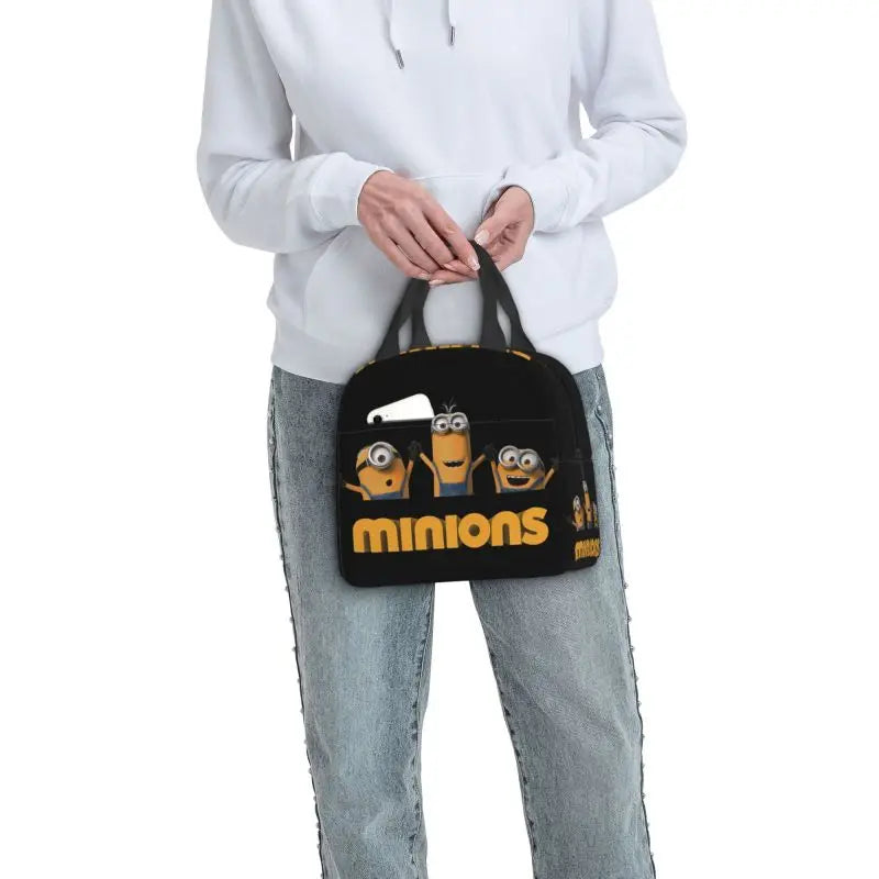 Leakproof Minions Insulated Lunch Bag