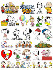 Snoopy Clothing sticker