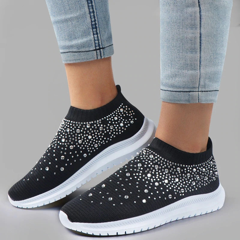 Crystal Breathable Mesh Sneaker