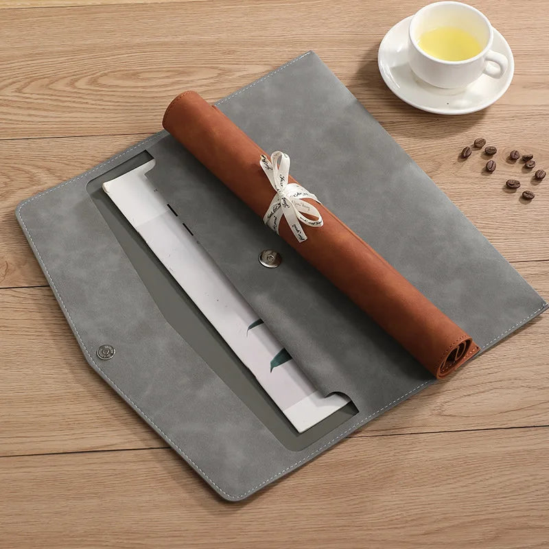 A4 Waterproof Leather File Folder