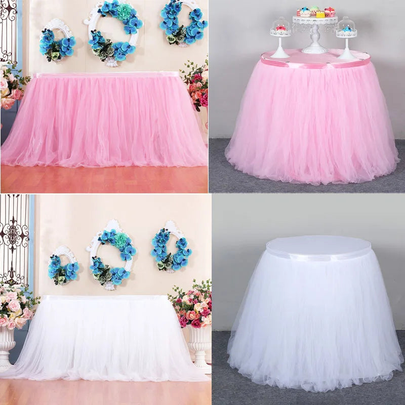 Tulle Table Skirting