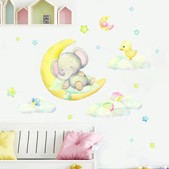 Little Sleep Elephant Wall Stickers