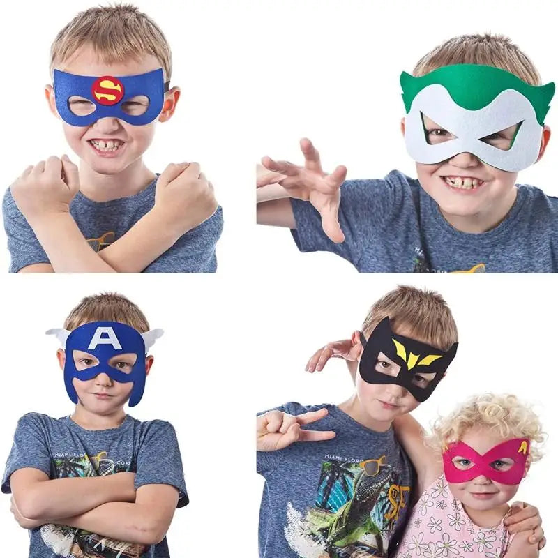 12pcs Lot Superhero Hulk Cartoon Children's Masks