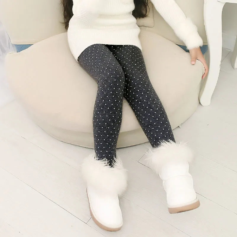 Girls Pants Autumn Winter Warm Legging