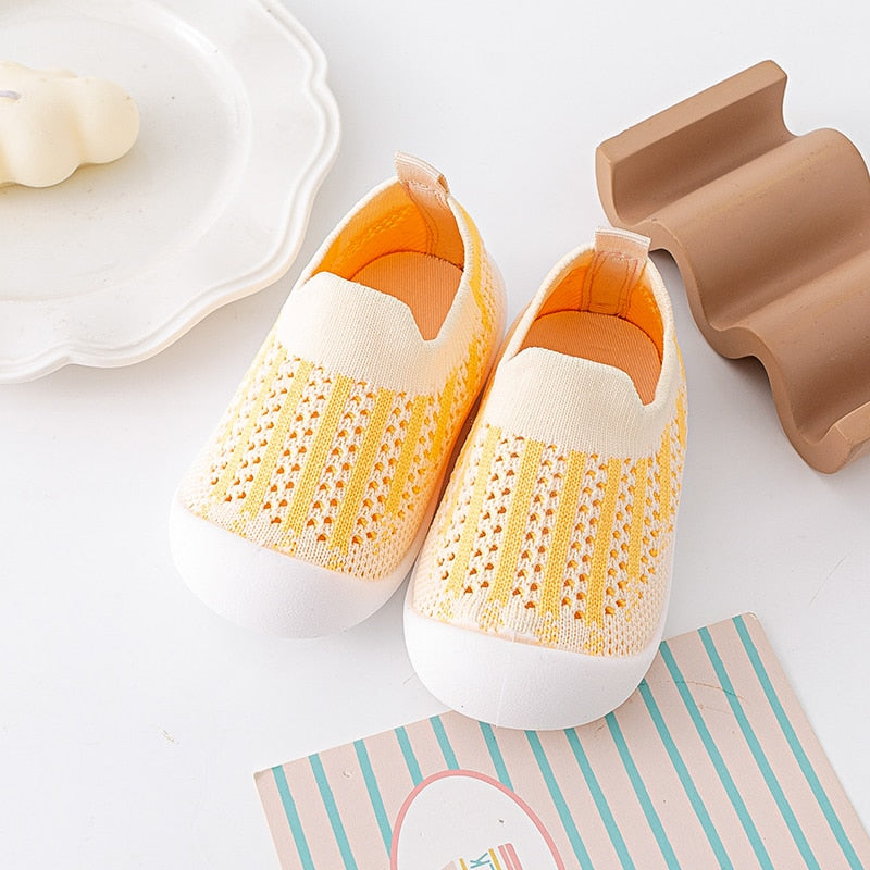 Spring Baby Shoes Mesh Knit Breathable Kid Girls Boys