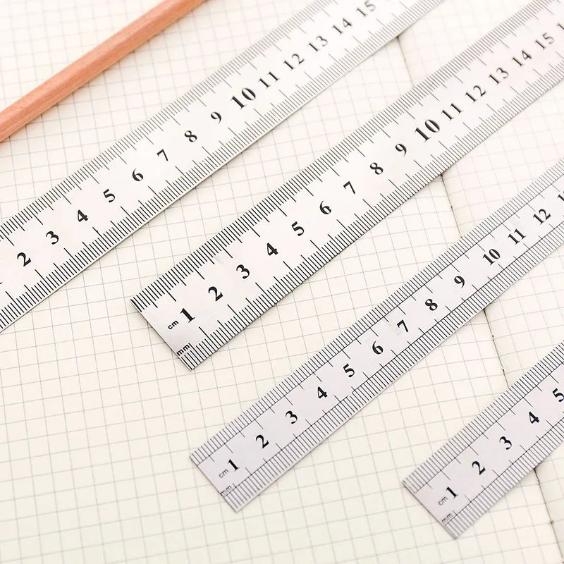 Double Sided Stainless Steel Ruler