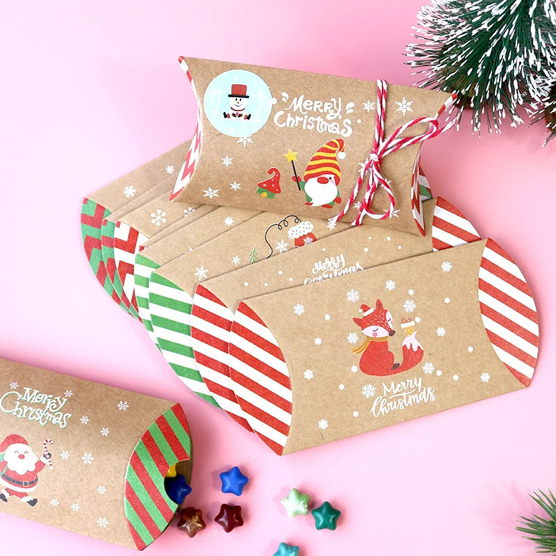 Christmas Pillow Shape Candy Box