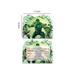 Avengers Theme Invitation Mini Greeting Card