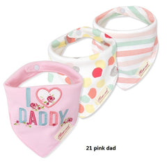 3pcs Per Baby Bibs Bandana Set Cotton Multi-Style T