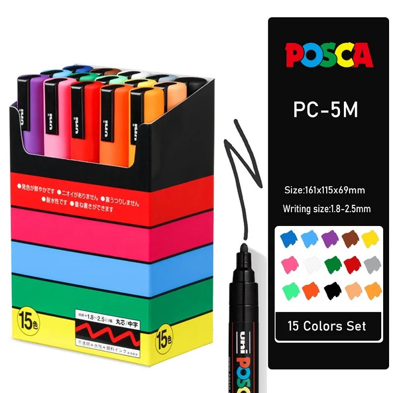 Acrylic Paint Marker Pens Set