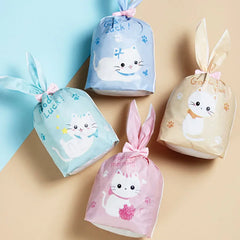 Cute Ribbon Drawstring Cat Gift Bag