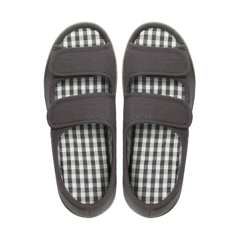 Open-Toe Print Premium Care Slippers Pregnant And Elderly Anti-Slip Shock