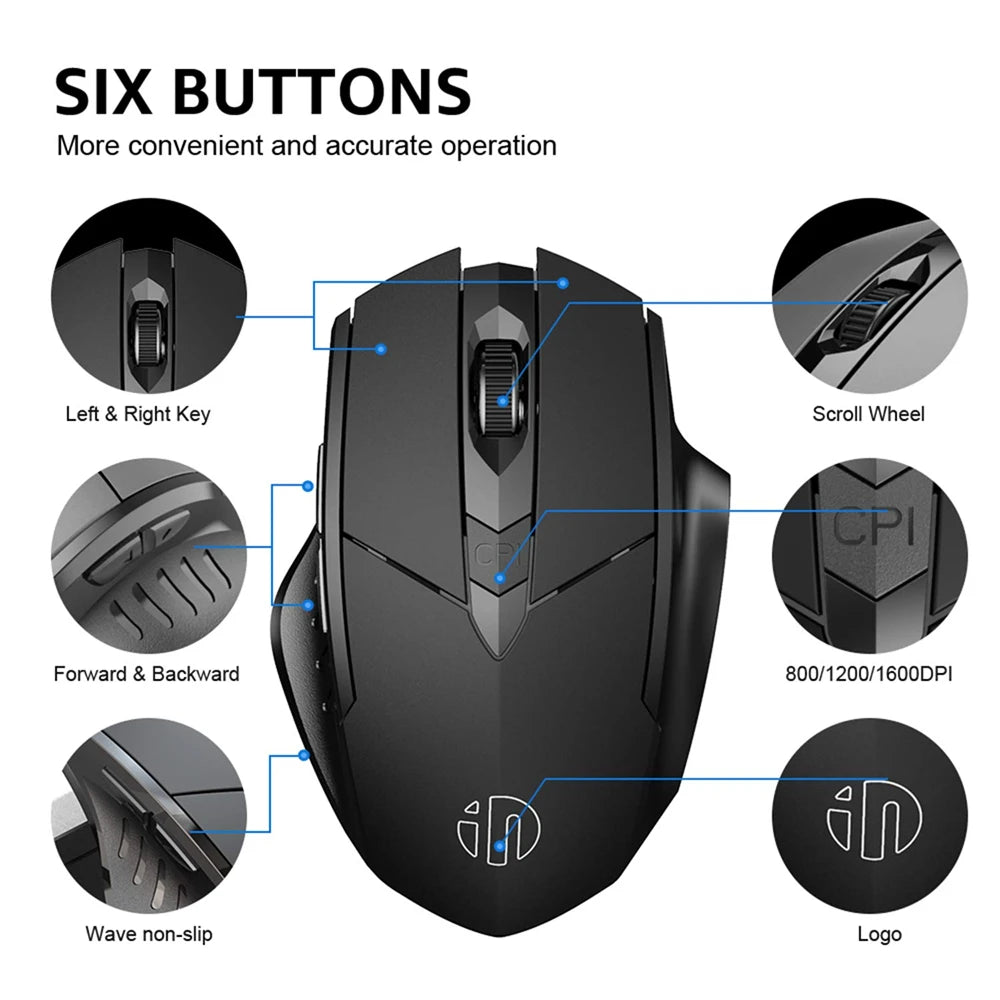 Bluetooth Compatible Rechargeable Mouse