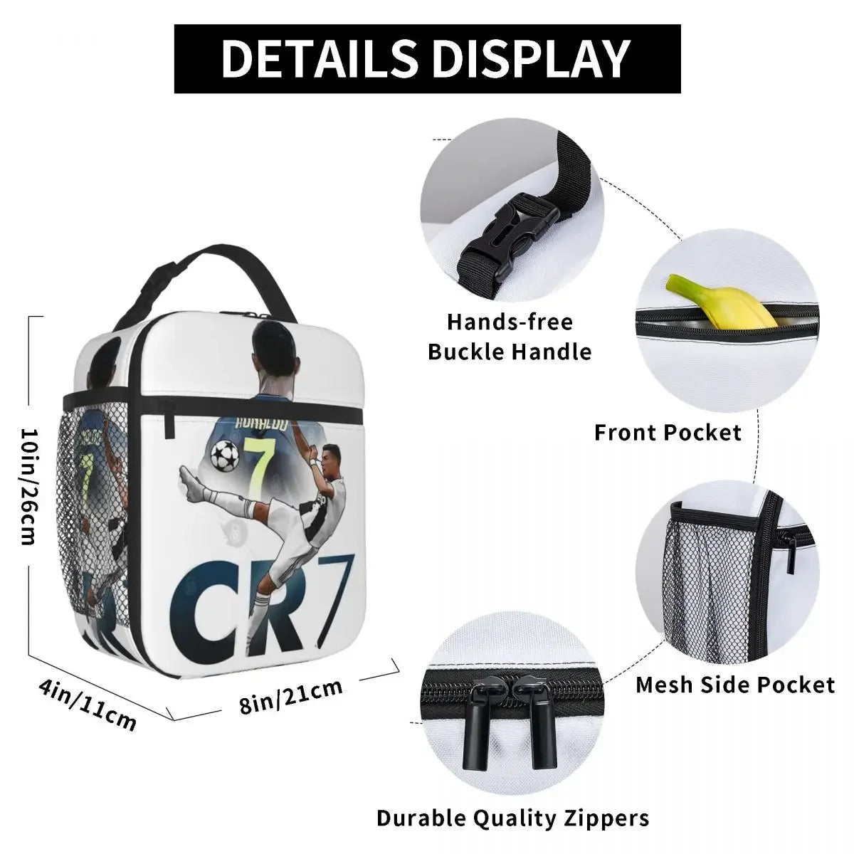 Cr7 Juve Insulated Lunch Bags