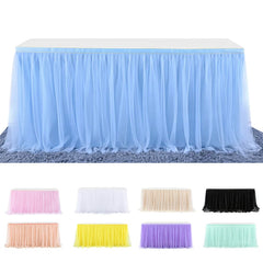 Tulle high-end mesh table skirt