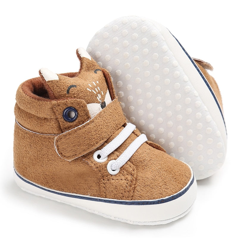 Baby Shoe Boy Girl Baby Cute Animal Face First Baby Ankle Boot Cotton