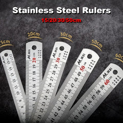 Double Side Stainless Steel Ruler