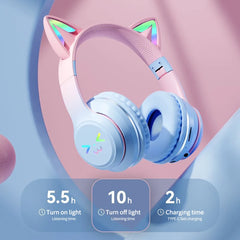 Gradient RGB Wireless Headphones