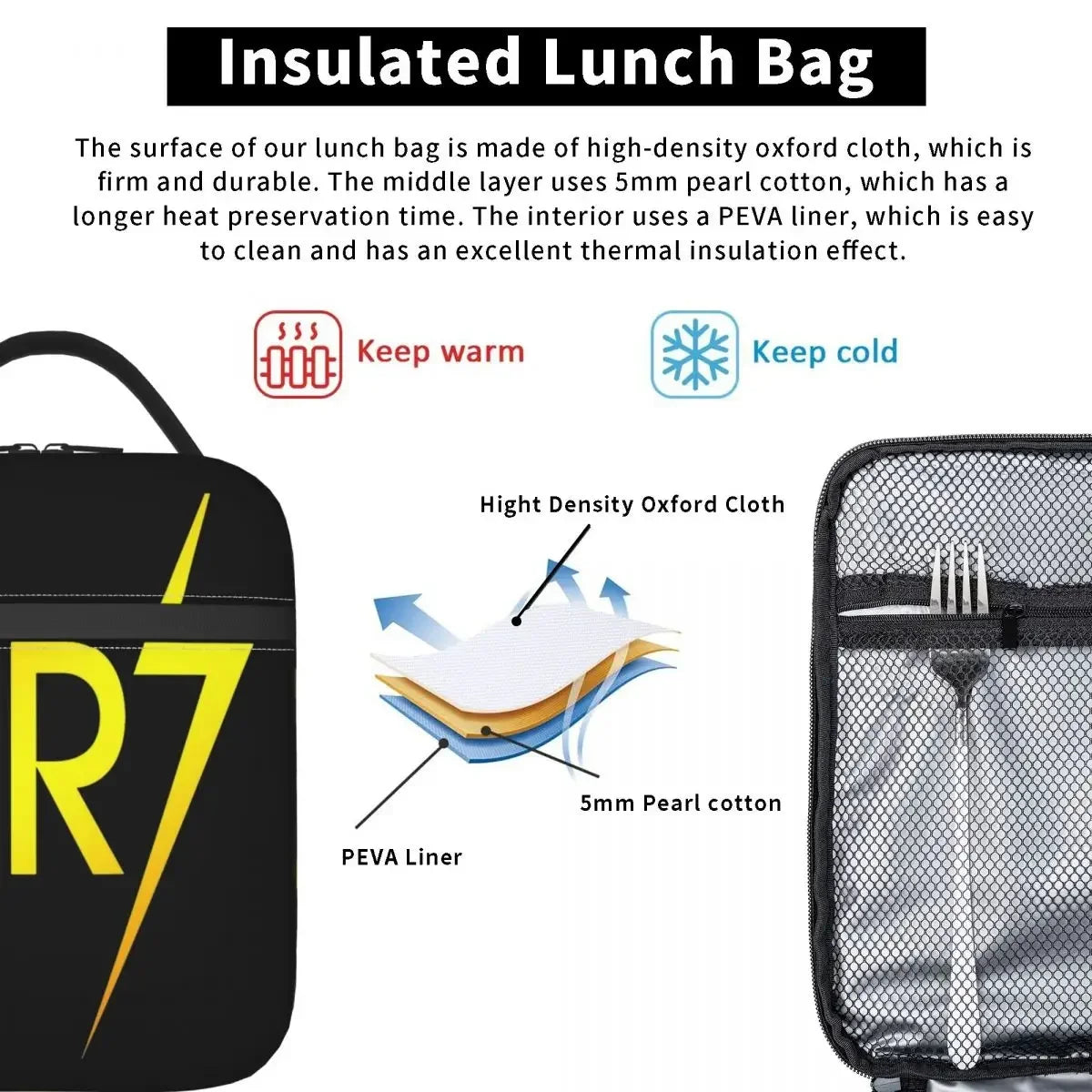 CR7 Insulated Lunch Bag