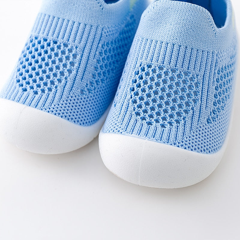 Spring Baby Shoes Mesh Knit Breathable Kid Girls Boys