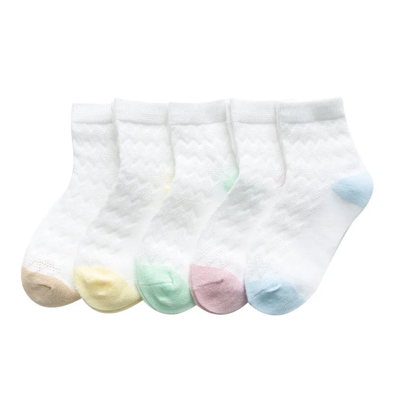 5 Pairs/Lot Children Cotton Socks