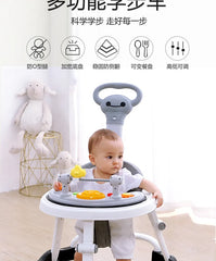 Baby walker anti-O-leg multi-function