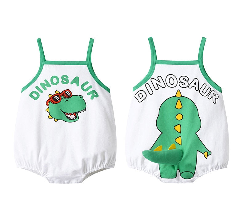 Baby Bodysuit Boy Girl Infant Cartoon Newborn Romper Jumpsuit