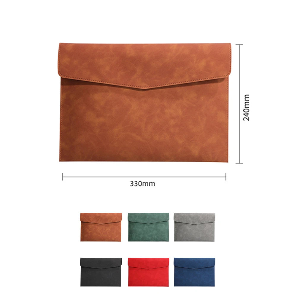 A4 Waterproof Leather File Folder