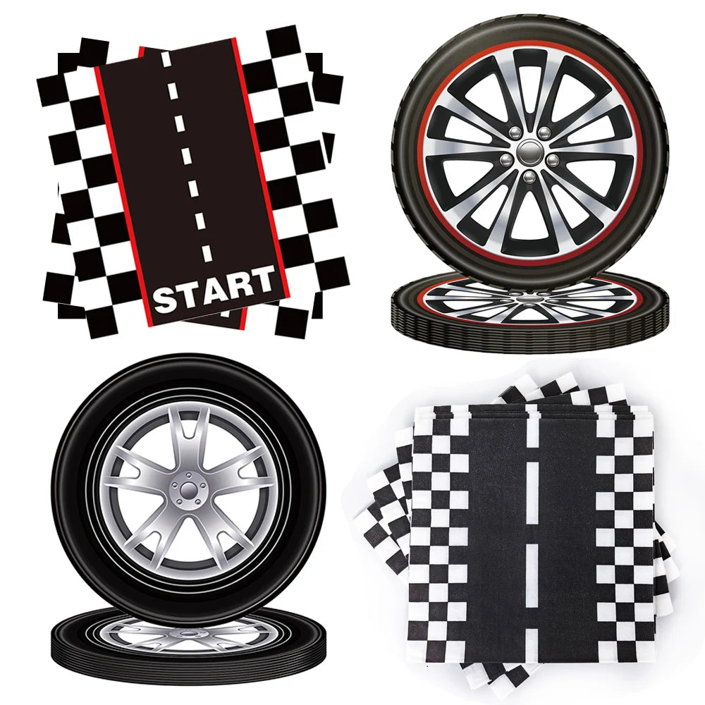 Racing Car Party Table Wear