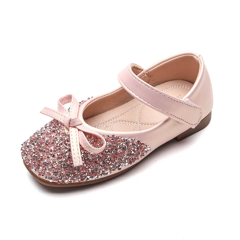 Princess Bowknot Leather Shoes