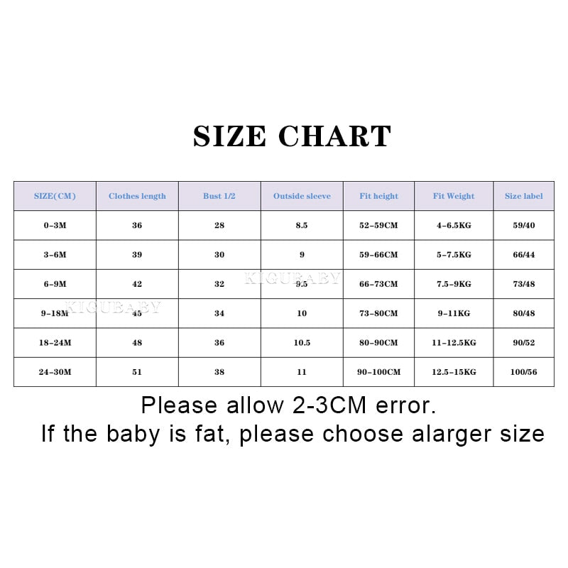 Baby Bodysuit Boy Girl Infant Cartoon Newborn Romper Jumpsuit