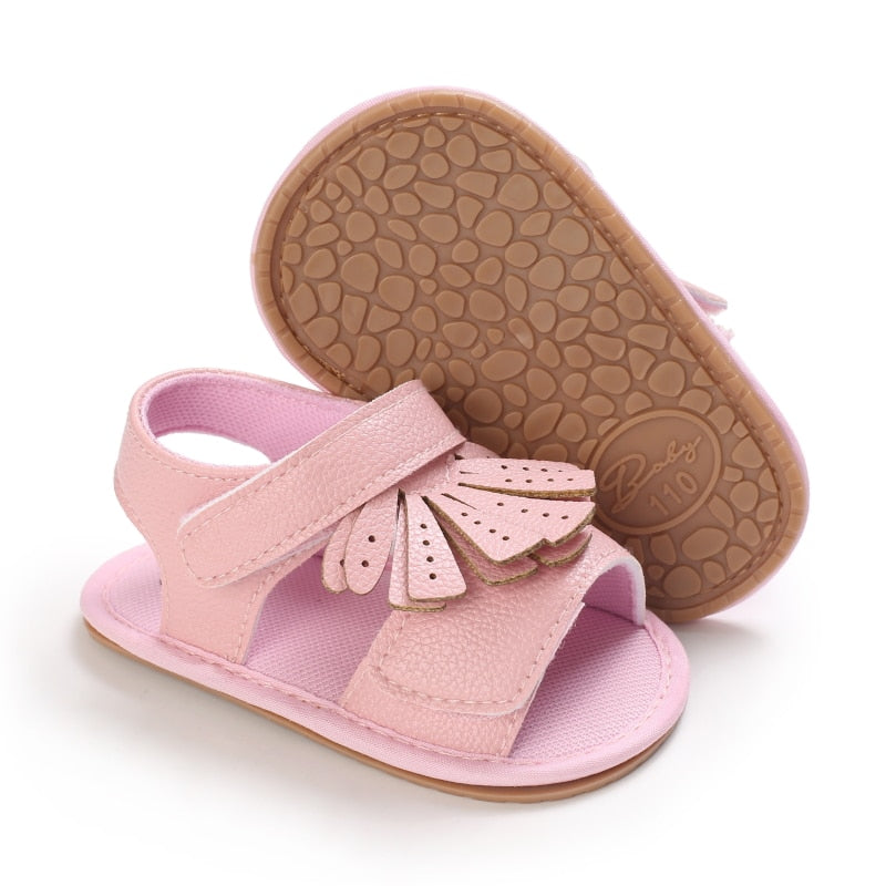 Classic Newborn Pink Baby Girl First Walking Shoes