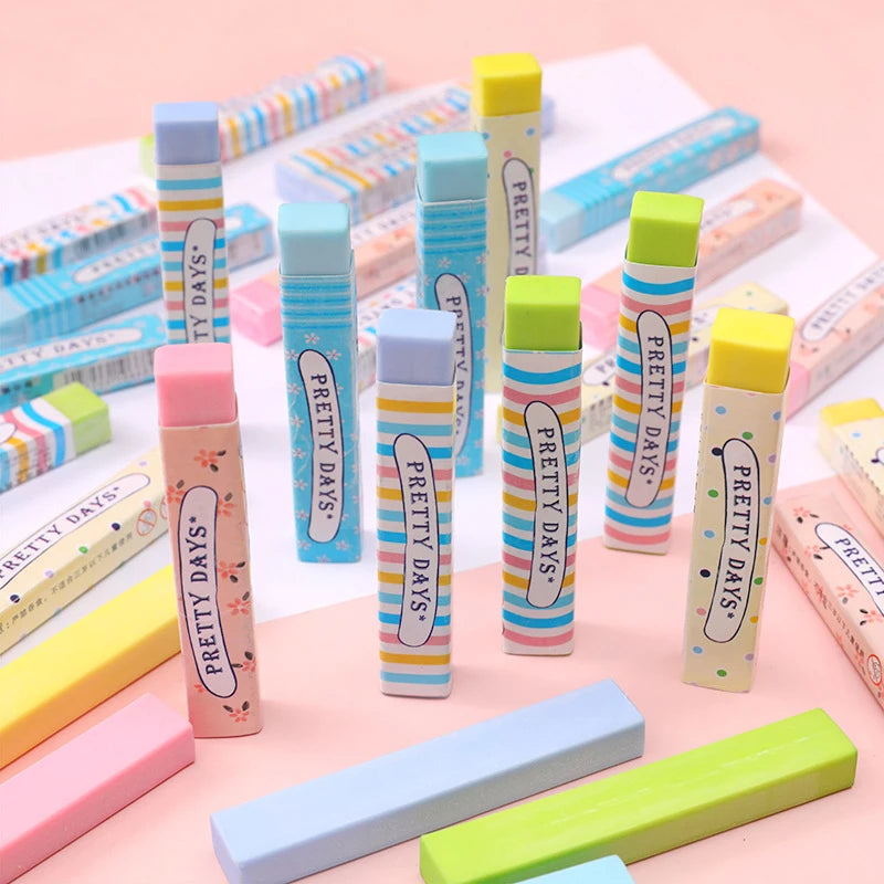 Candy Color Long Strip Eraser