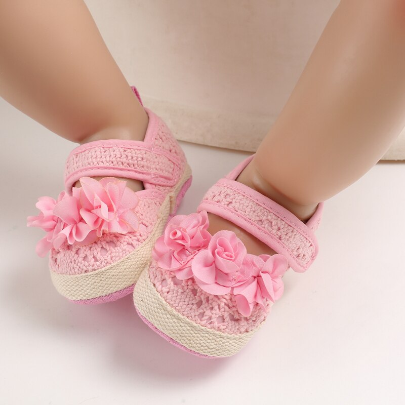 Classic Newborn Pink Baby Girl First Walking Shoes