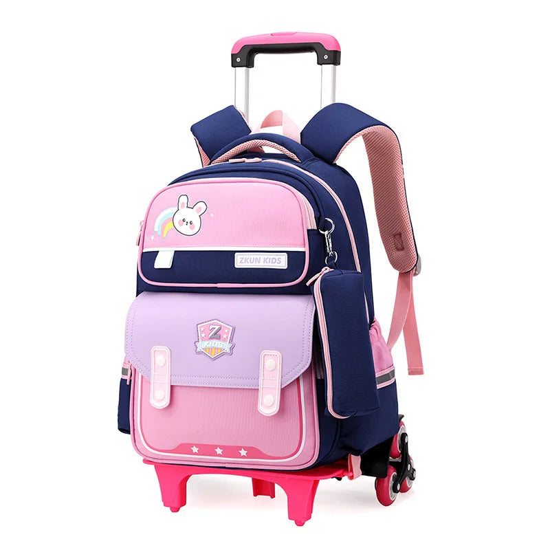 Children School Rolling Backpack