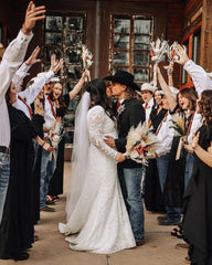 Wedding Bride Holding Bouquets