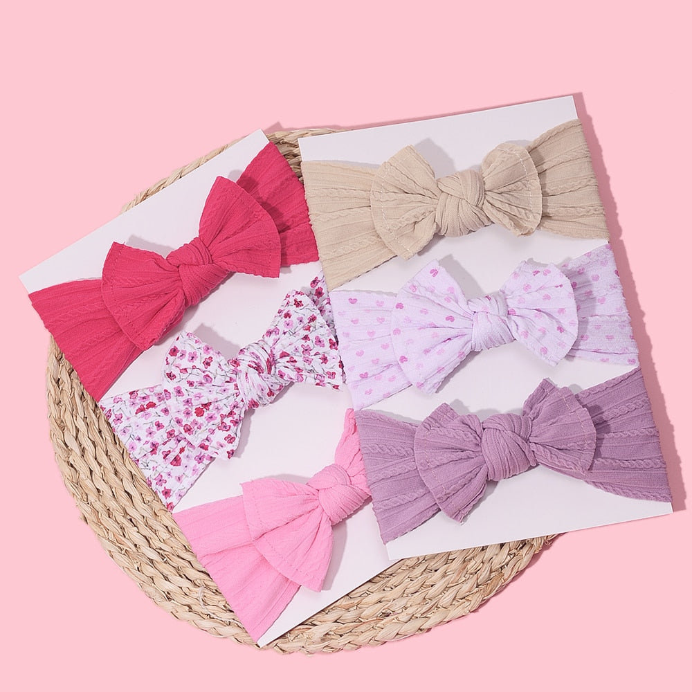 3Pcs/Lot Baby Headband Sets Bow