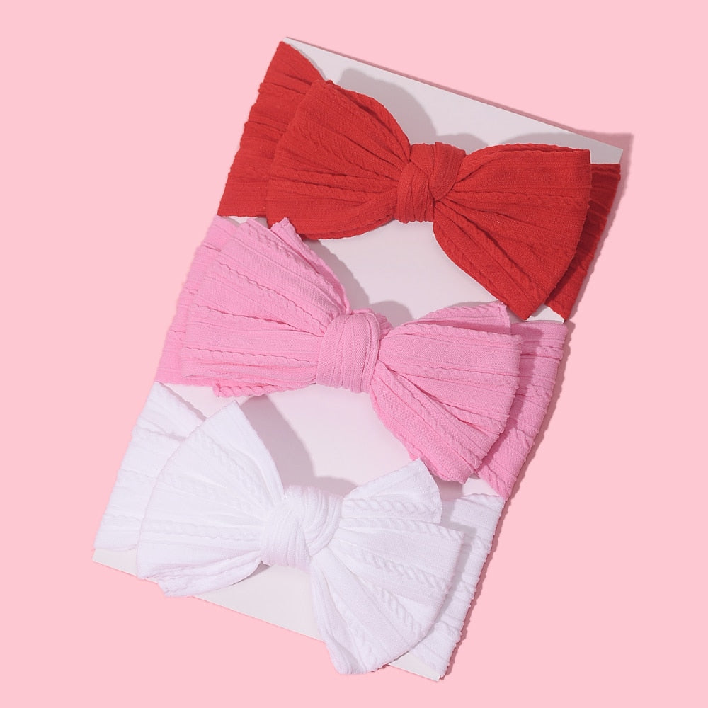 3Pcs/Lot Baby Headband Sets Bow